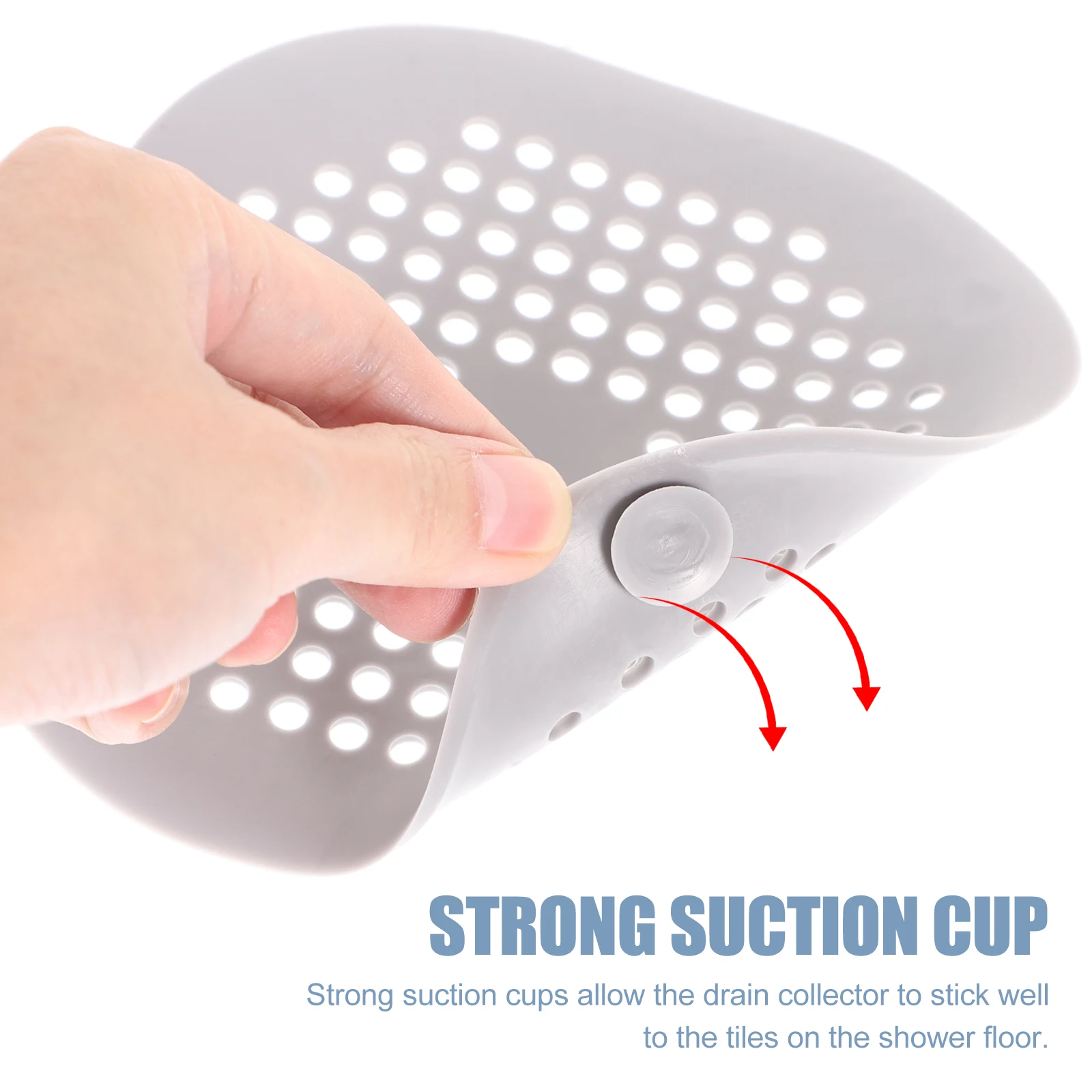 

2pcs For Shower Cover Bathtub Square Stopper Thickened Material Easy Install Remove Kitchen Bathroom Use Debris Filter Drain