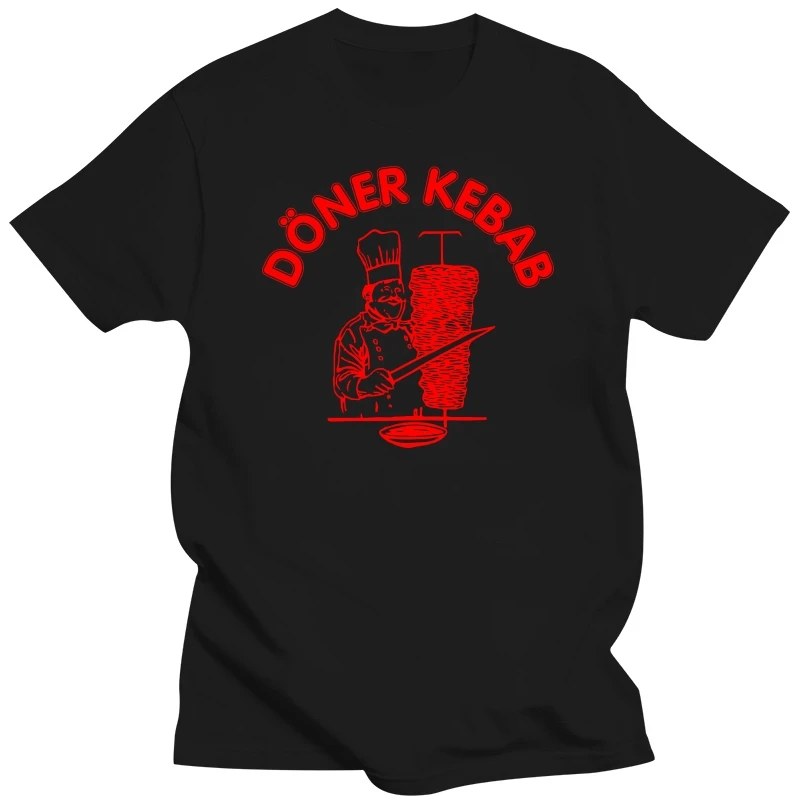 Doner Kebab Funny Graphic T-shirt Men's Fashion Summer Cotton Short Sleeve T Shirts Casual Oversized T-shirts Clothes Streetwear