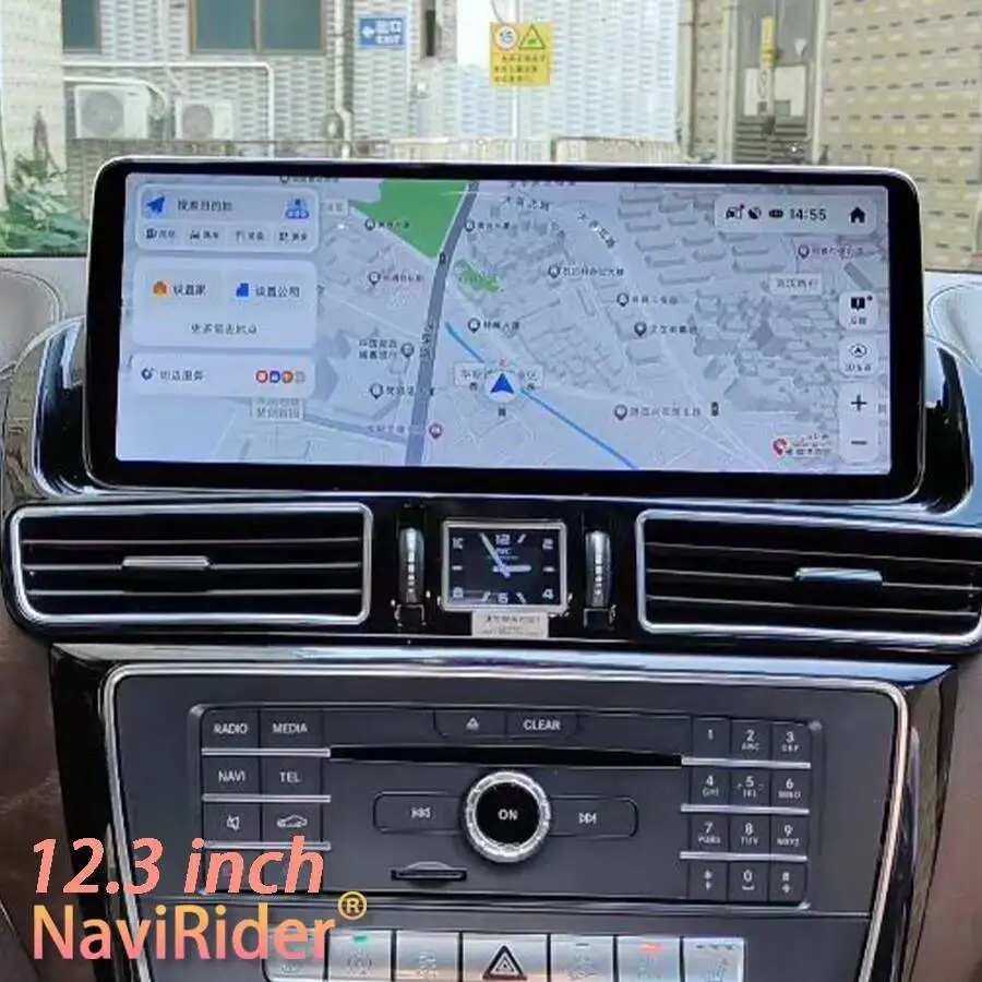 

For Mercedes Benz GLS X166 2016-2018 NTG5.0 NTG5.1 12.3 Inch Linux System Carplay Android Auto Car Stereo Radio GPS Head Unit