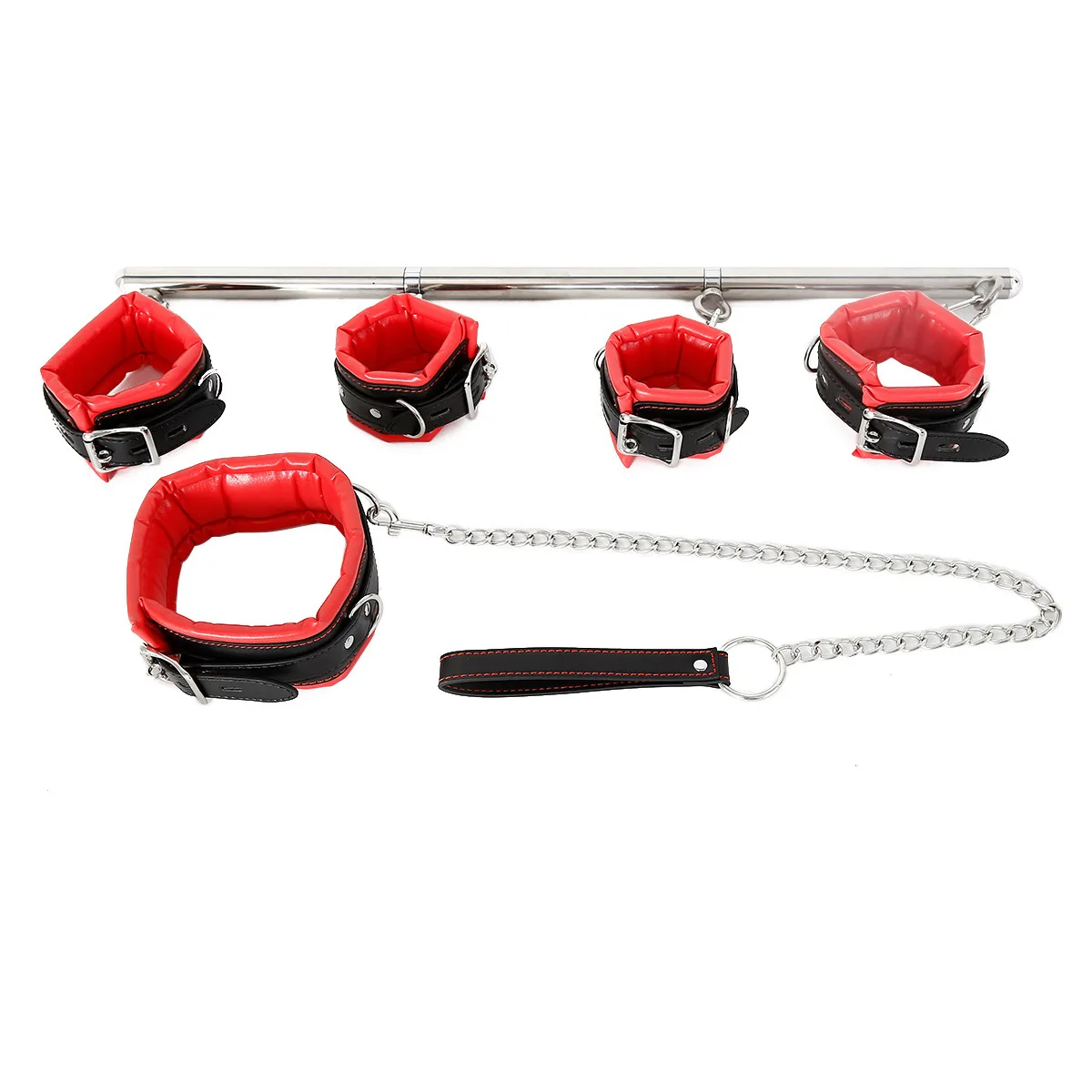 Couple Handcuff Leg Spread Sex Toys BDSM Bar Spreader Hand Restraint Bondage Gears Collar Leash Set 18+ Erotic Games Adult Toys