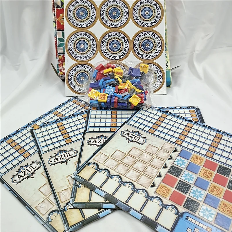 Gioco da tavolo colorato Brick Master AZUL Tile Series Glass Master cinese con nuovo gioco di posizionamento di espansione gioco Multiplayer