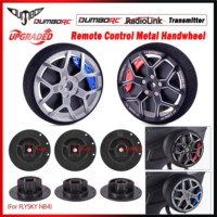DUMBORC Upgrade Transmitter Metal Handwheel with Brake Pads EVA Sponge Cover for Radiolink Dumbo X4 X6 X5 X6P RC Car Controller