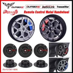 DUMBORC Upgrade Transmitter Metal Handwheel with Brake Pads EVA Sponge Cover for Radiolink Dumbo X4 X6 X5 X6P RC Car Controller