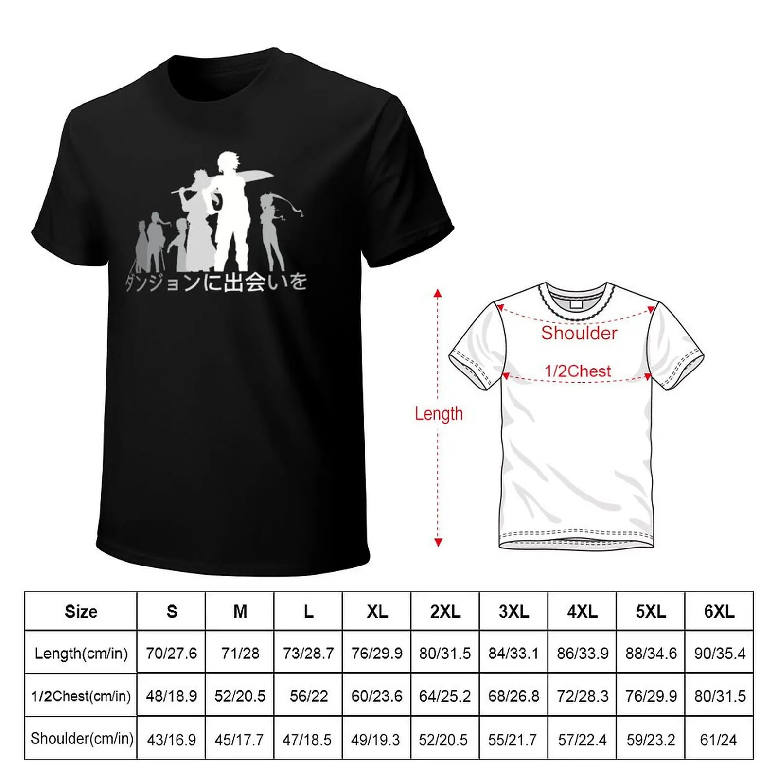 Danmachi Anime Season 4 Hestia Familia Member - Bell Cranel, Hestia, Ryuu Lion, Liliruca Arde, Mikoto Yamato, Welf Crozz T-Shirt