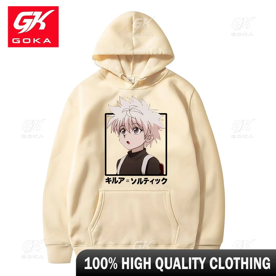 Hunter X Hunter Japan Anime Herren Damen Hoodies Harajuku Gon Killua Print Sweatshirt Unisex Herbst Winter Streetwear Unisex Tops