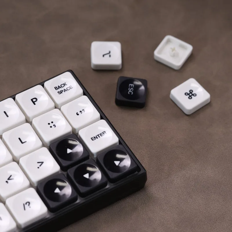 Chosfox LCK Mahjong Theme Keycaps Set Customized PBT Sublimation Low Profile Keyboard Caps for Mechanical Keyboard Accessories