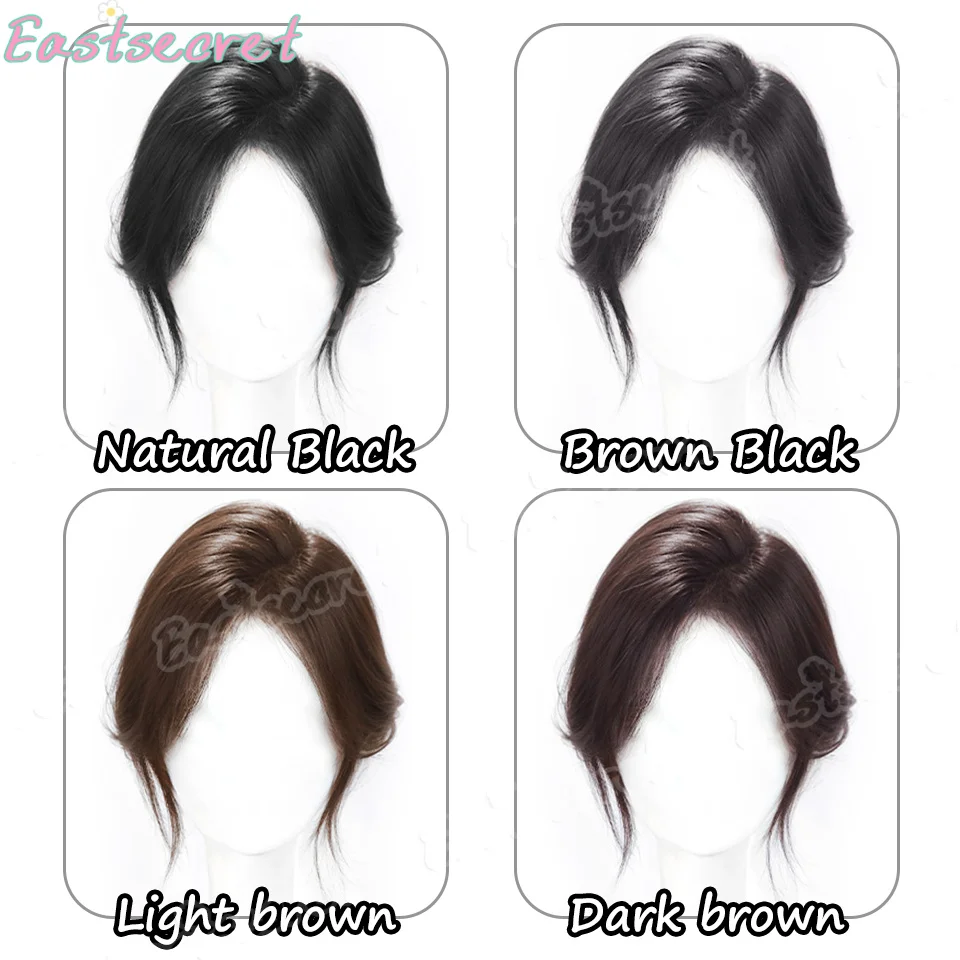 EAST Synthetic Bangs Wig For Women With Natural Fluffiness And Increased Hair Volume 3D Eight Character Facelift Bangs