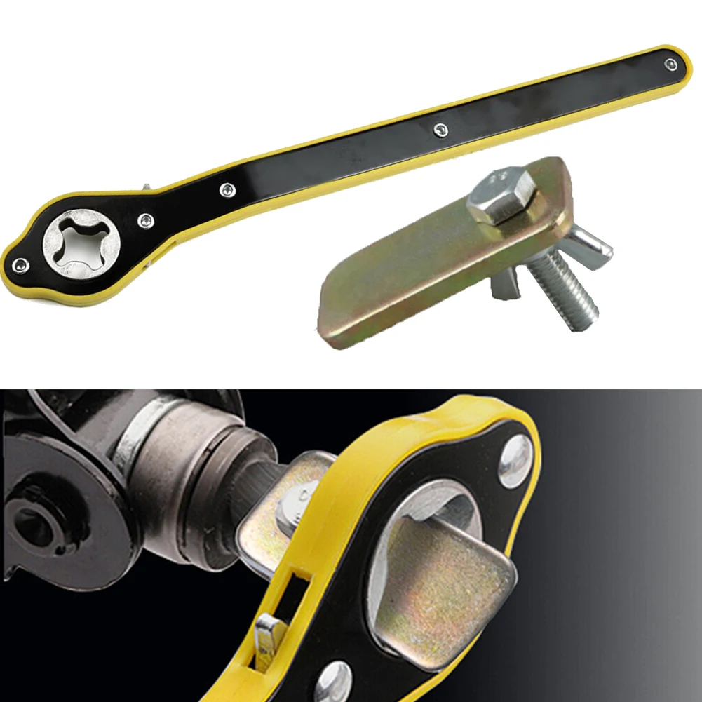 Car Accessories Car Wrench Perfect For Travel Use Rust Resistant Simple Design High Carbon Steel Labor-saving Handle