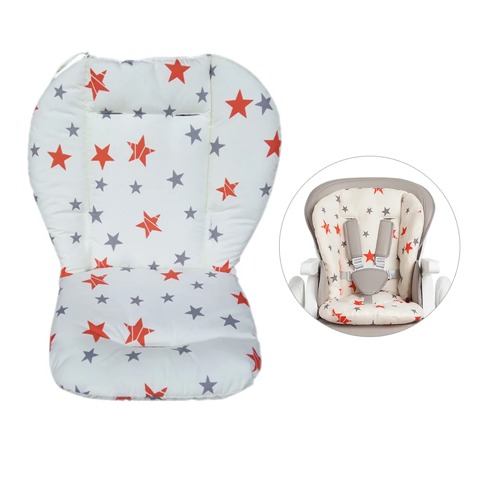 

Утолщенный ватный диск из чистого хлопка, серая пятиконечная звезда, теплая подушка для детской коляски, мягкая водонепроницаемая дышащая подкладка для коляски