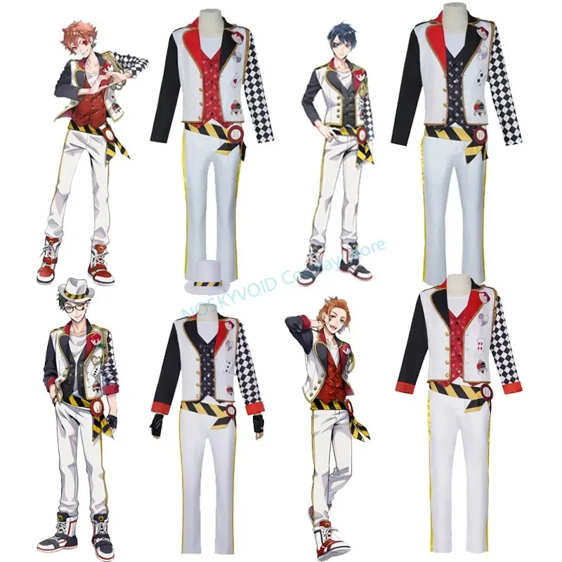 Twisted Wonderland Ace Trappola Cosplay Heartslabyul Deuce Spade uniforme conjunto Trey Clover disfraces Cater Diamond Anime ropa