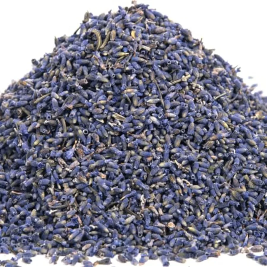 

Dried Lavender Flower Buds for Crafts Baking Tea DIY Projects Sachets and Fresh Fragrance 32 Ounces Bag 2 lbs. LV-N-4