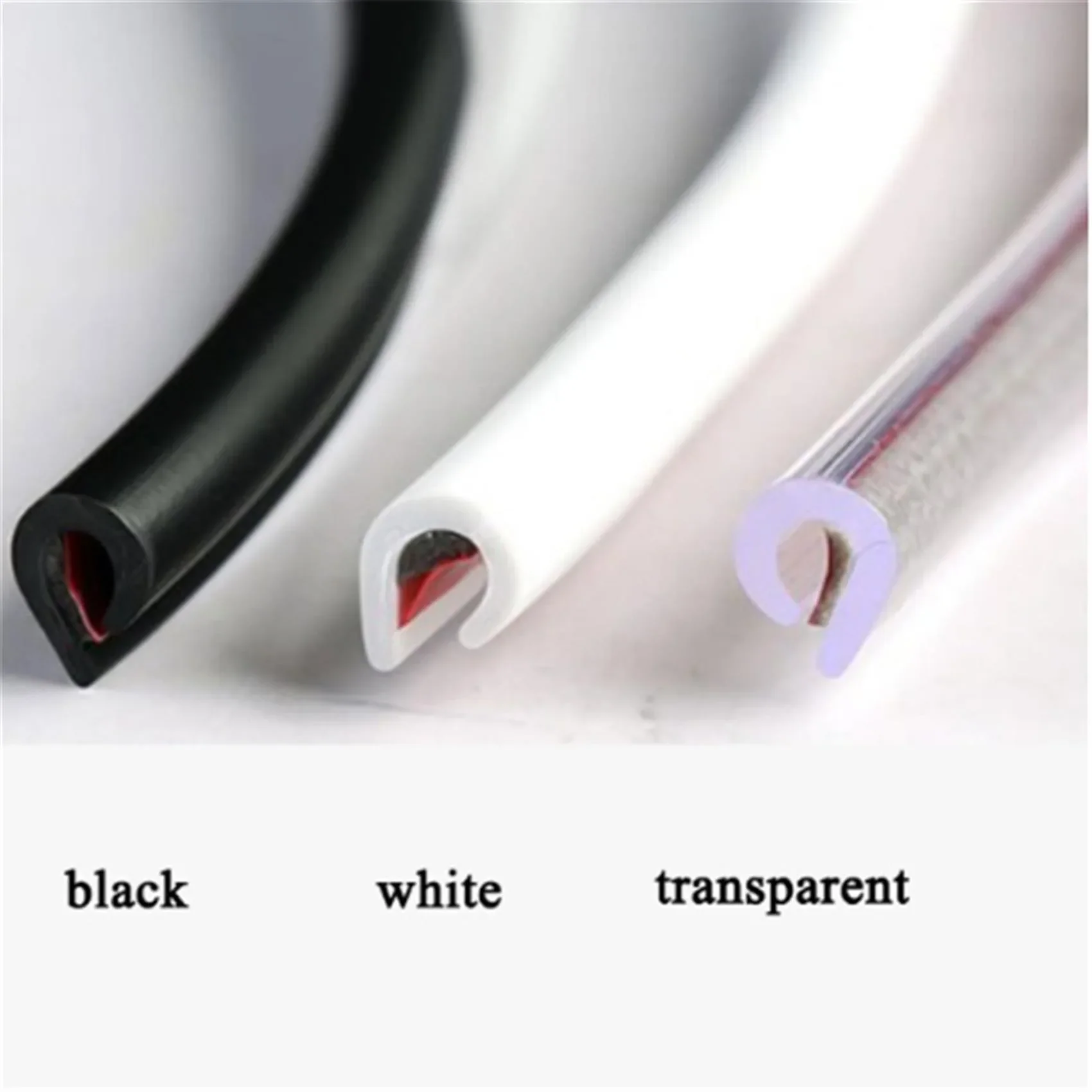 5M Car Door Protector Anti Collision Strip U Type Universal High Quality Rubber Car Door Edge Protection Car Accessories