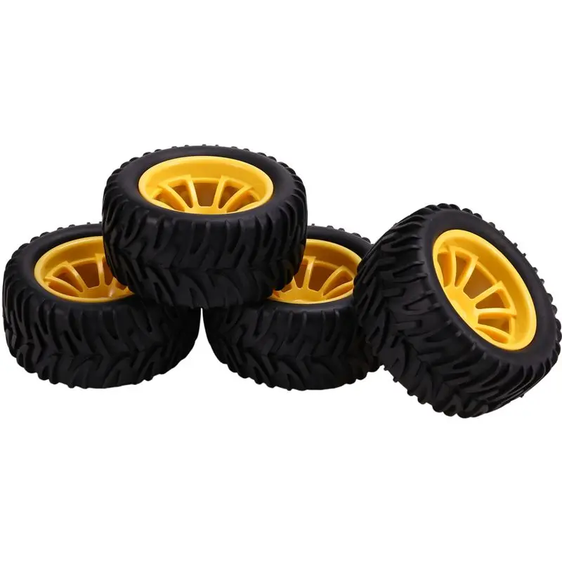 YSUN-128MM 1/10 RC Monster-Truck Buggy-Tire Tyre Wheel Foam Inserts 12Mm Hex For Traxxas/Arrm /Redcat/HSP/HPI/Tamiya/Kyosho
