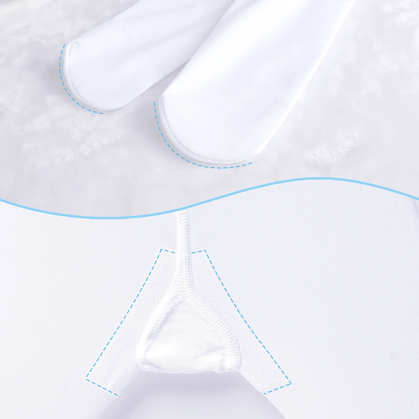 Ivoogle ارتفاع الخصر بلون الجوارب 90D لينة الباليه طماق الرقص الطلاب المدرسة القدمين ضيق للطفل