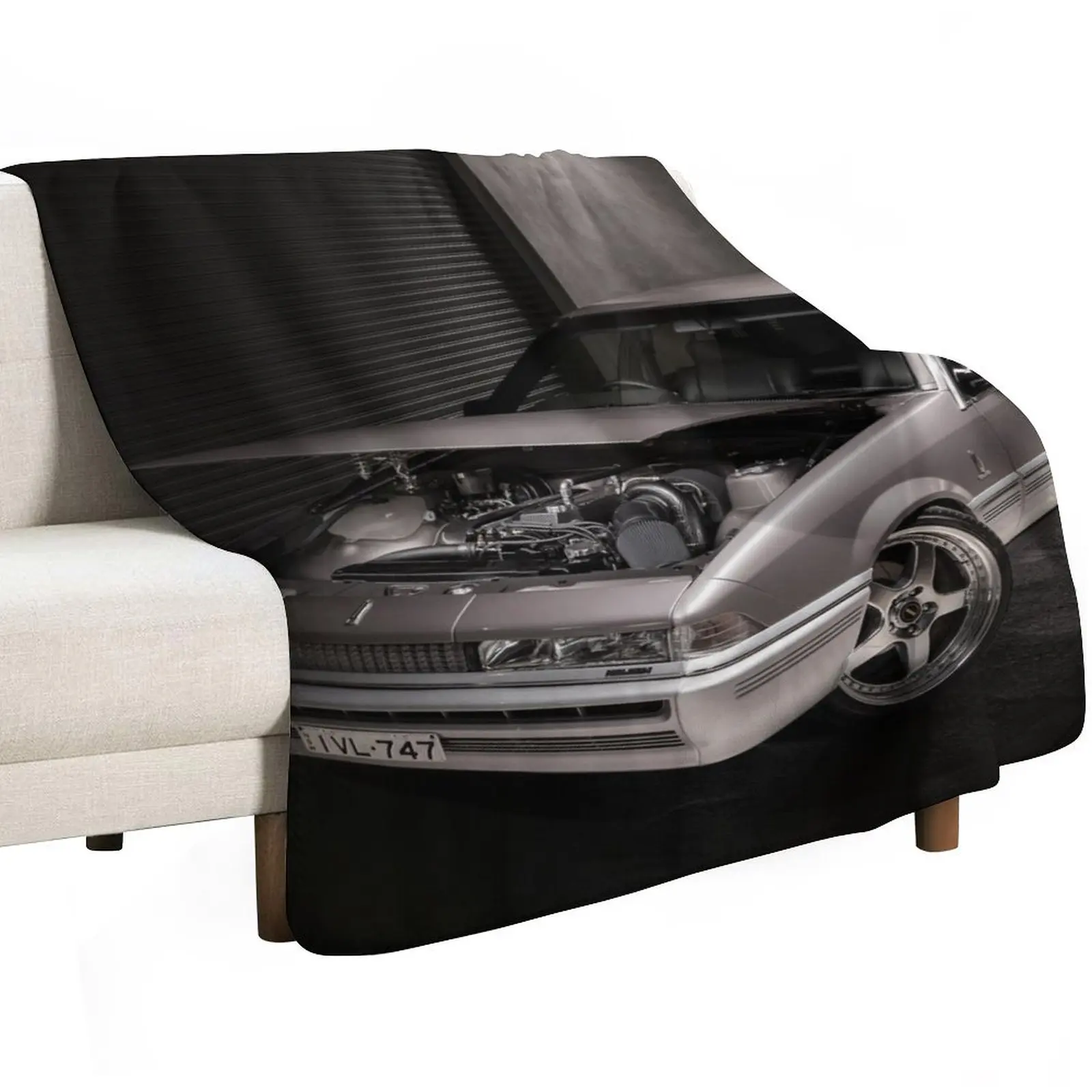 Silver Holden VL Commodore Turbo Throw Blanket Thin Soft Blanket for Summer Night Sleeping