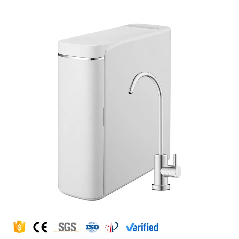 Under-Sink 400G Reverse Osmosis Water Purifier Tankless Plastic Non-Electric Design for Household and Hotel Use