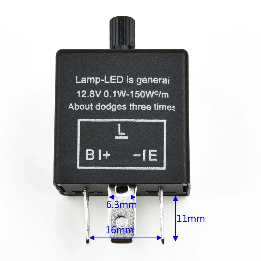 Electronic Relay Flasher Black Cf13 For LED Turn Signal Light 0.1W-150W.c/m 12 V Lampe 3-pin Fahrzeuge Led Cars