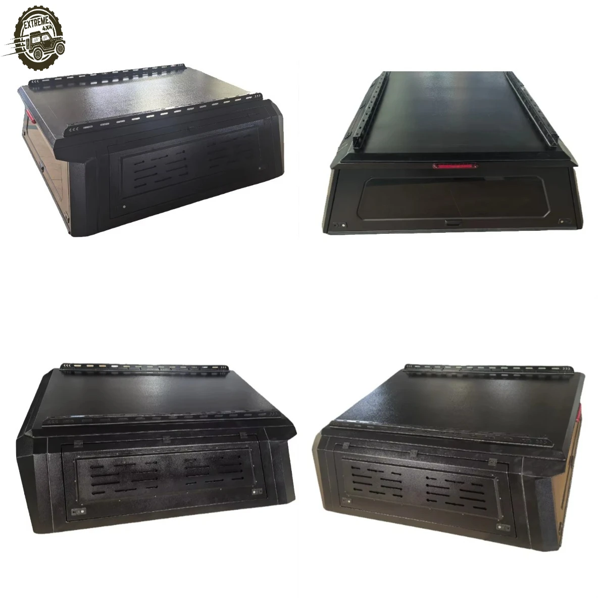 China wholesale lightweight steel hardtop for pickup 4x4 rainproof universal pickup truck with hinged operation
