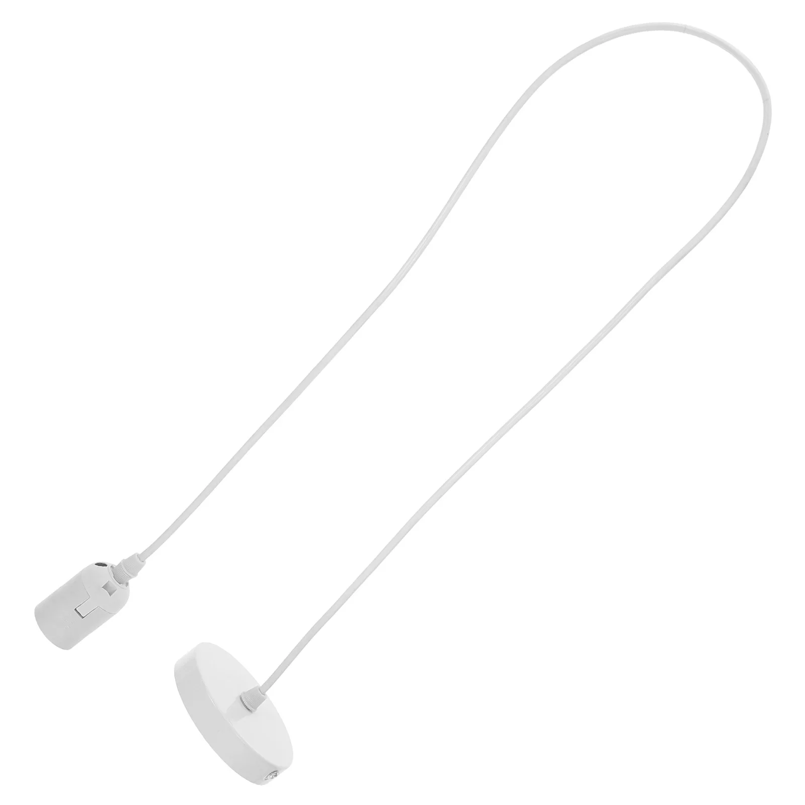 

1pc Ceiling Light Fitting White Plastic Pendant Lamp Ceiling Light Fittings Holder For Home Bedroom Dining Room Lamp Parts