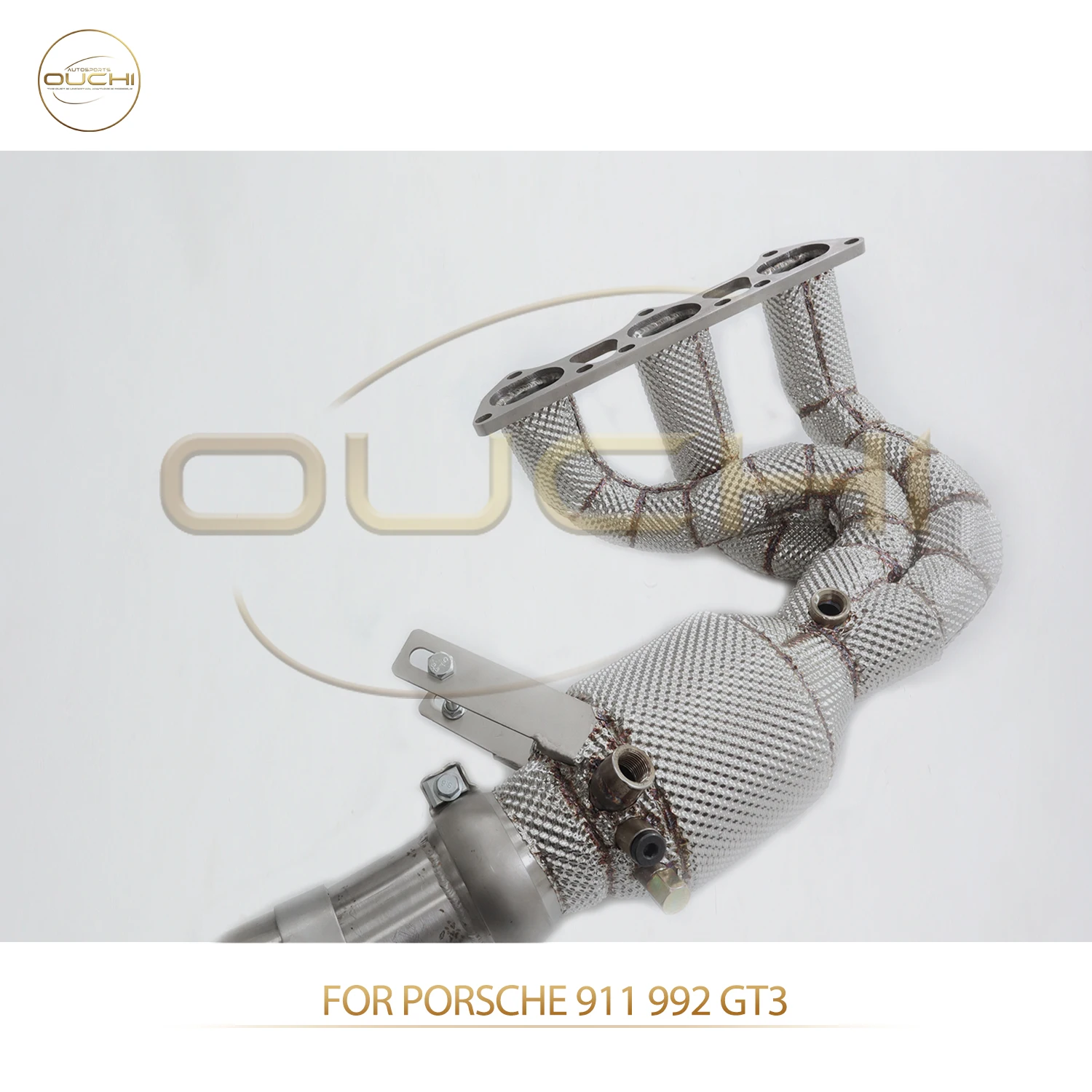 

OUCHI Factory Direct Sales Full Catback for Porsche 911 992 GT3 Without Flange SS304 Exhaust With Electronic Valve X-pipe Tips
