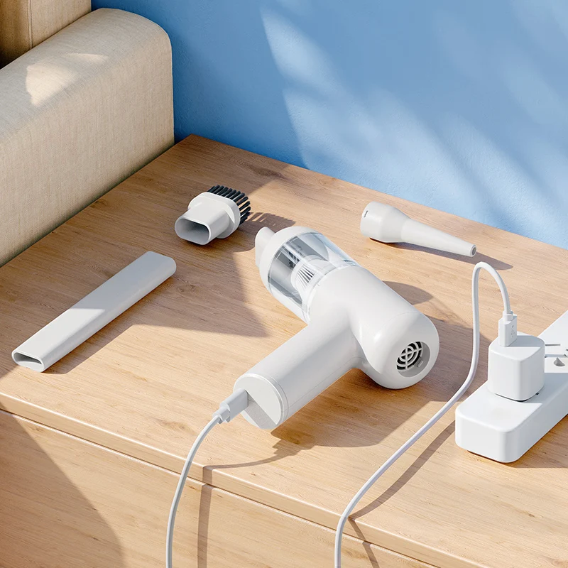 Xiaomi youpin aspirador de pó de carro mini sem fio poderoso limpador de carro portátil portátil máquina de limpeza