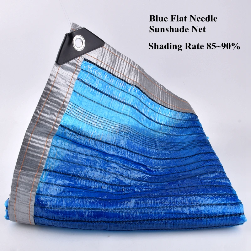 

Blue Flat Needle Anti-UV Sunshade Net Garden Succulent Plant Shading Net Outdoor Car Shed Awning Swimming Pool Shading Sails