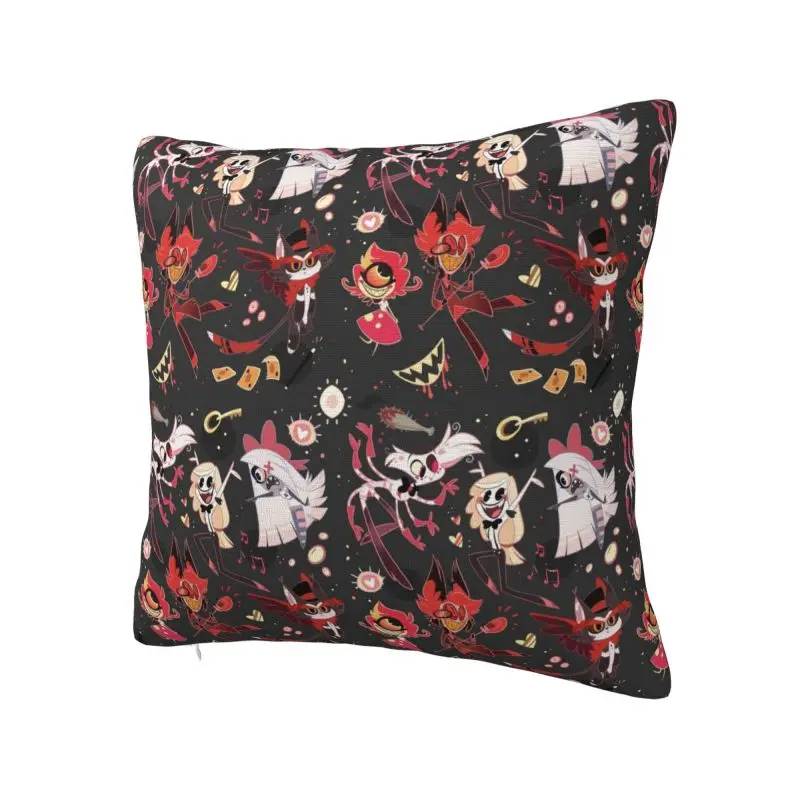 Custom Charlie Morningstar And AD Throw Pillow Case Home Decor Square Hazbins Hotels Cushion Cover Pillowcover for Living Room
