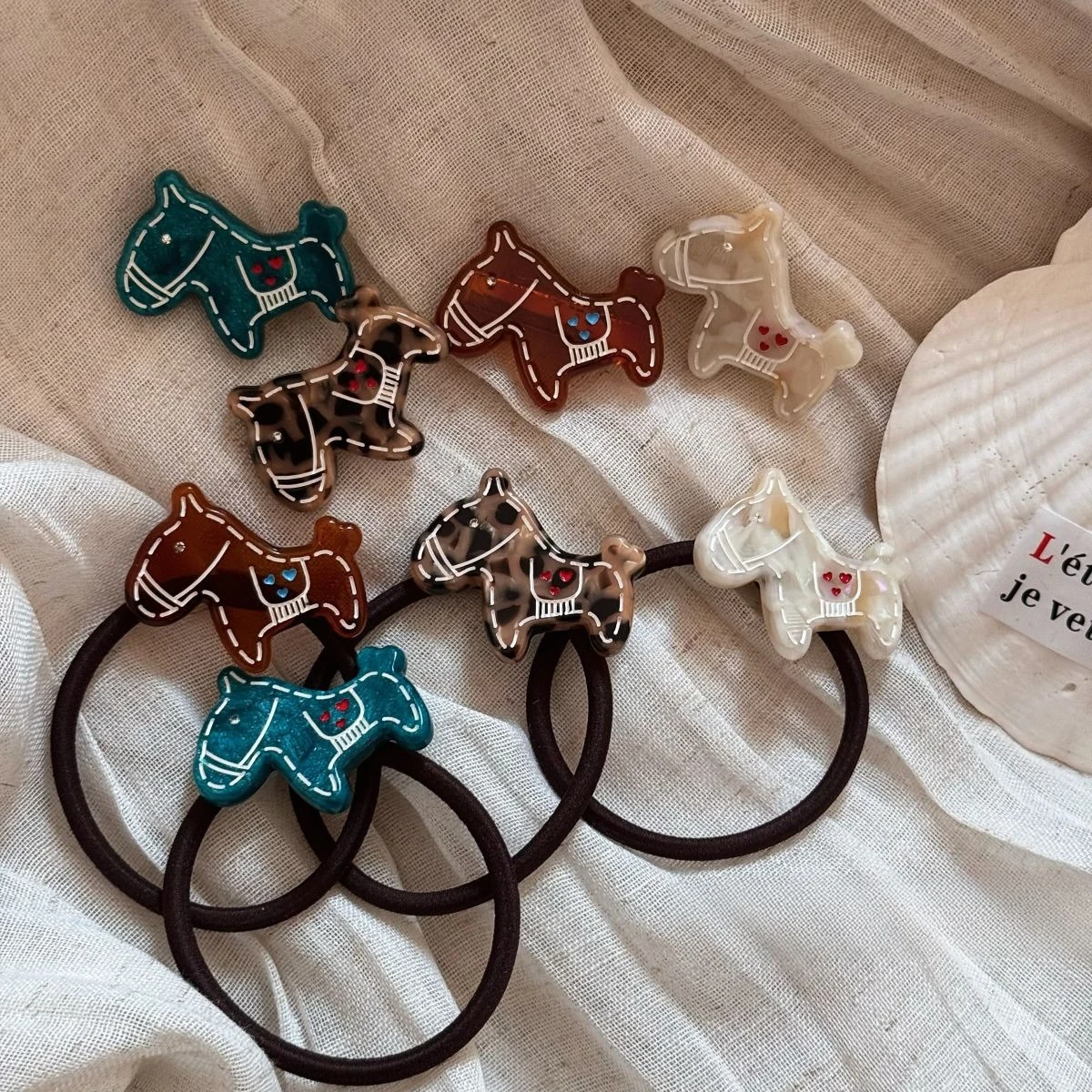 

Acetic Acid Pony Rubber Bands Hairbands Women Fashion Versatile Hairbands Basic High Elastic Ponytail Holder Styling Accessories