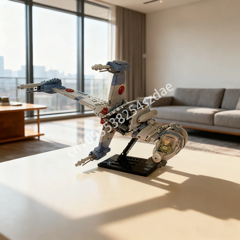 

1002 шт. MOC B крыло подставка для звездного истребителя Звездная боевая модель игрушки строительные блоки конструкция DIY креативные рождественские подарки идея для детей