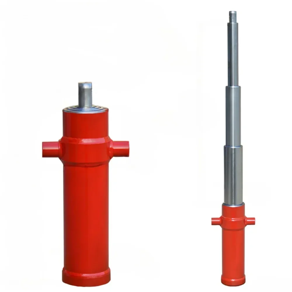 L # For Dump Truck Hydraulic Top Hydraulic Cylinder Multi-section Lift Truck Agricultural Dump Truck Telescopic Oil Top Accessor