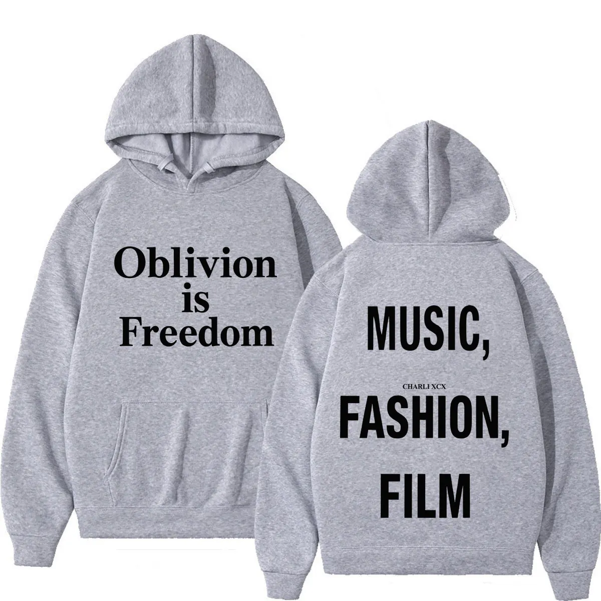 CHARLI XCX Album Musik, Mode, Film Tour 2026 Print Hoodie Herren Damen Mode Pullover Lässiger Hip-Hop Sweatshirt Fan Geschenke – Detail 1
