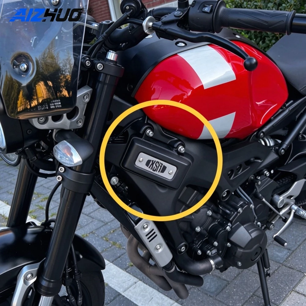 For Yamaha XSR XSR900 XSR 900 2016-2021 Fuse Box Top Motorcycle Accessories Cafe Racer Powder Coated Stainless Clutch Cover Top