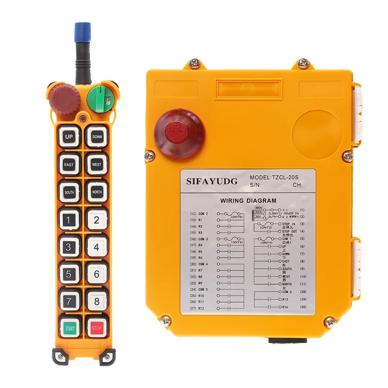 

TZLC-14S High Quality Waterproof Industrial Crane Wireless Remote Control