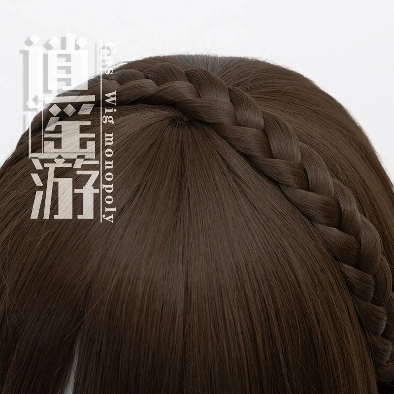 Pelucas de Cosplay de Anime Makoto Niijima, 35cm, cortas, para fiesta de mujer, disfraz P5, pelo sintético resistente al calor + gorro de peluca