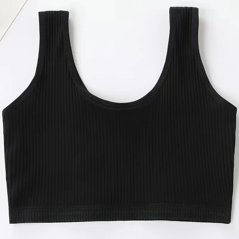 

1pcs Cotton Girl's Sports Bra Kids Teen Tops Pupil Underwear Young Puberty Thin Training Bra Student Vest Children Singlet S M L