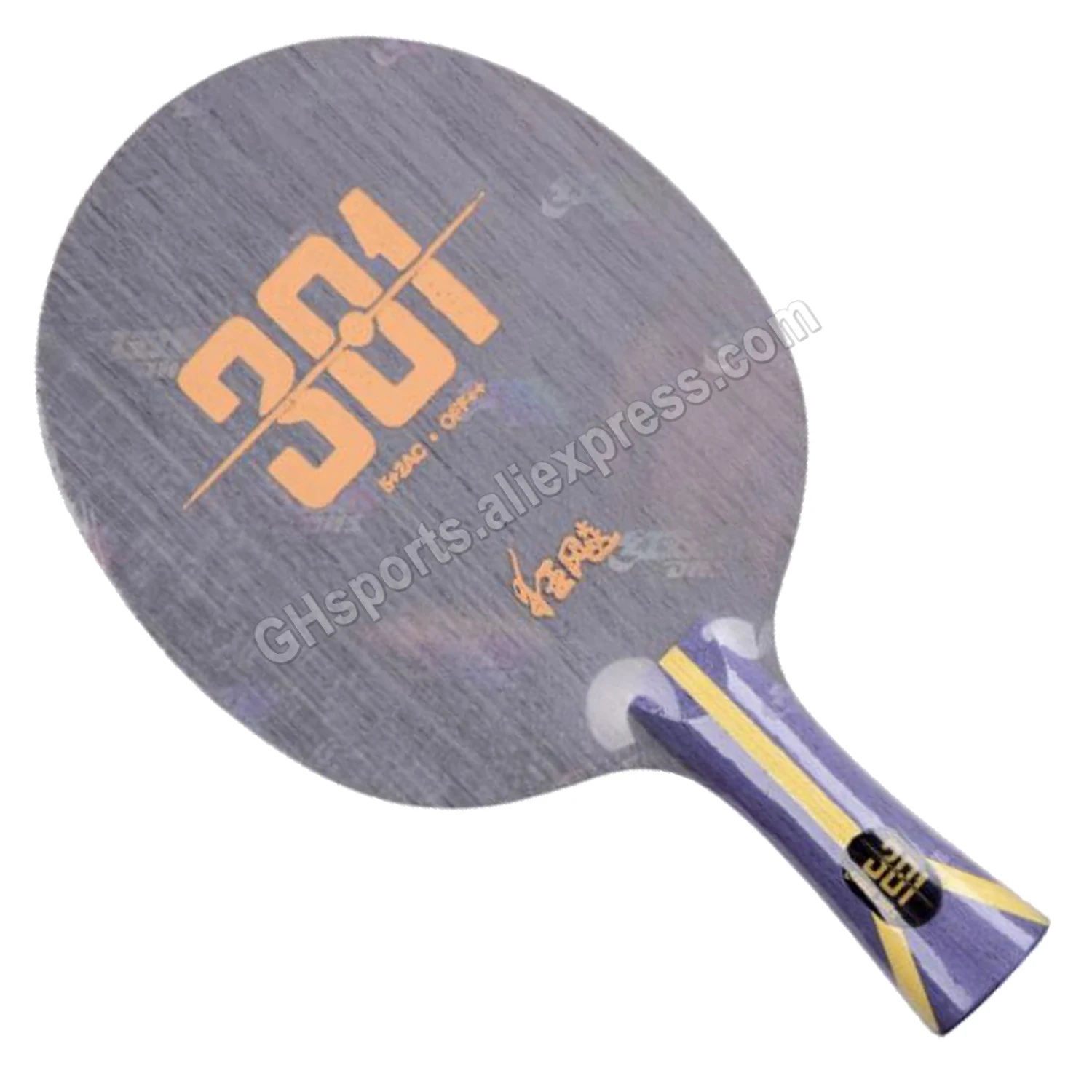 DHS Hurricane 301 H301 Table Tennis Blade 5 Wood 2 AC Offensive Carbon Ping Pong Blade for Chinese National Team