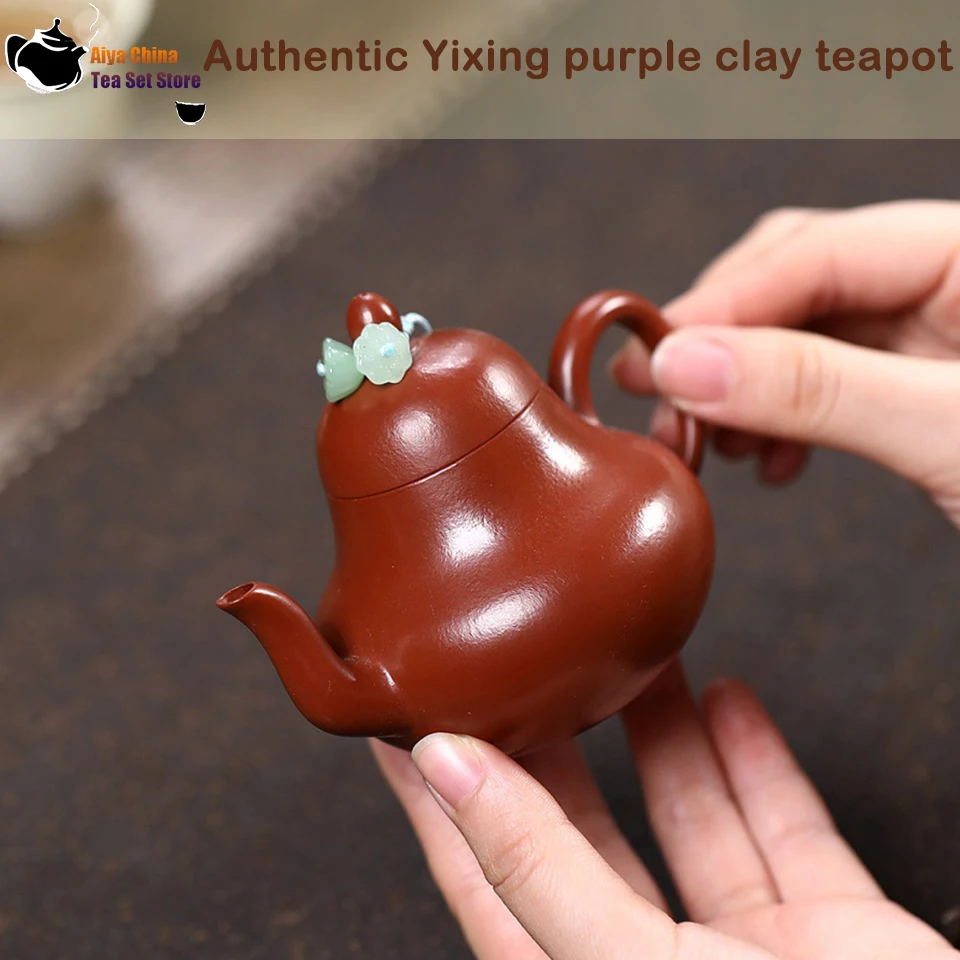 

Yixing purple clay teapot raw ore small coal kiln Zhu Ni Meng Chen Si Ting teapot Kung Fu Chinese tea set