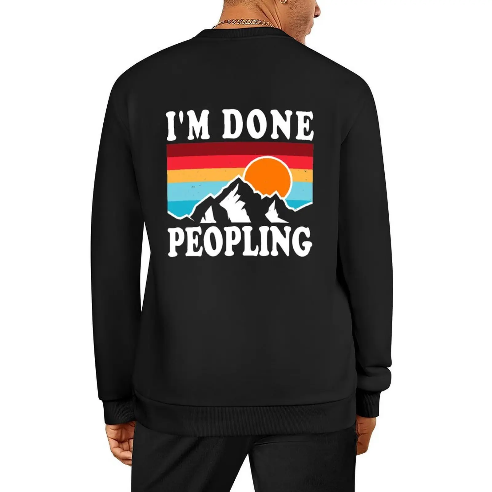 

Im Done Peopling - Gift Pullover korean style clothes anime clothing tracksuits anime clothes hooded sweatshirt