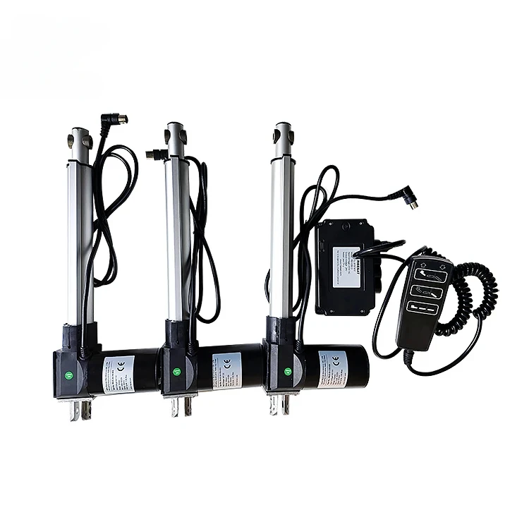 3 in 1 linear actuator with controller for Hospital Beds Head up/down, foot up/down, elevator up/down