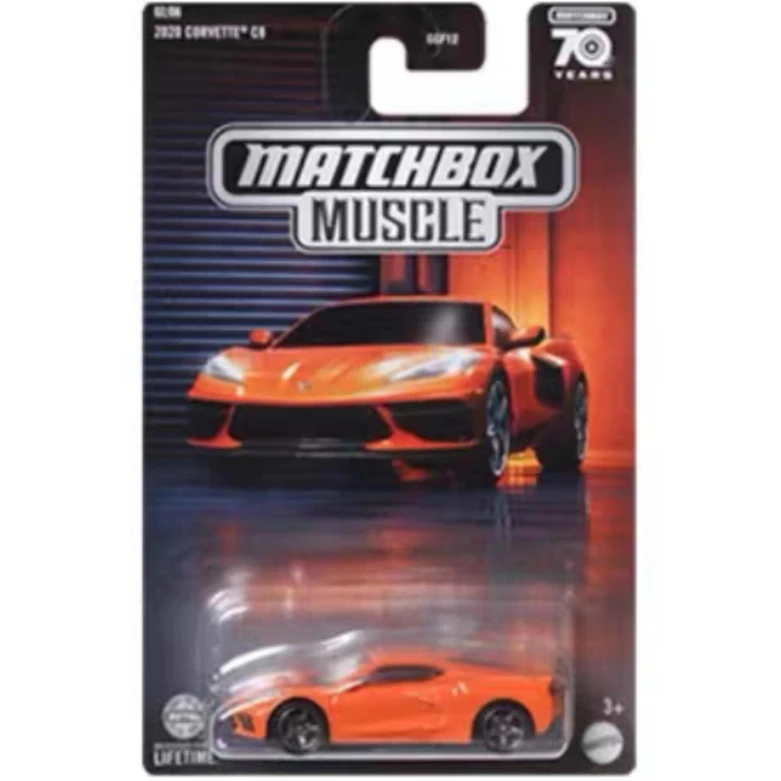 Matchbox GGF12 1:64 Muscle Car Ford Mustang Dodge Charger c8 Plymouth barracuda Collection diecast alloy car model display gift