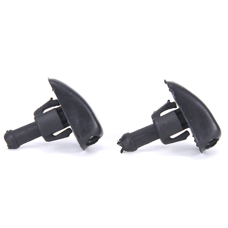 2pcs Universal Plastic Car Glass Window Windscreen Wiper Water Spray Nozzle Jet