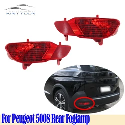 For Peugeot 5008 Rear Bumper Fog Light Reflector Stop Light Rear Fog Light Foglamp Brake Lamp Warning Lamp