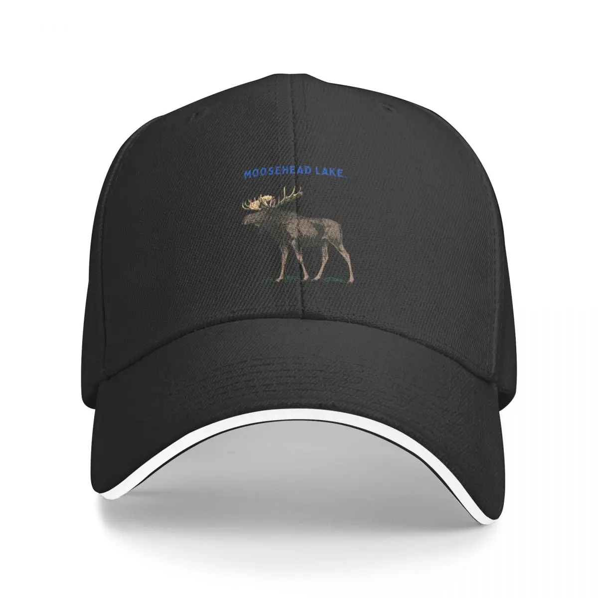 Moosehead Lake. Baseball Cap Ball Cap Big Size Hat Female Men's