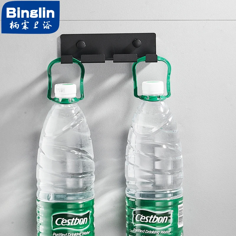 BINGLIN Kitchen Power Cord Plug Holder Hook Punch-free Rack Wall-Mounted Stainless Steel Multi-function Bracket