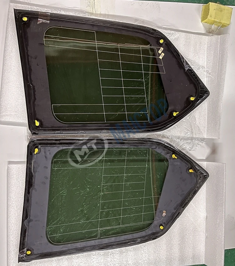 MAICTOP accesorios de coche guardabarros trasero cromado puerta lateral ventana vidrio para lx Lx570 2016- Vidrio
