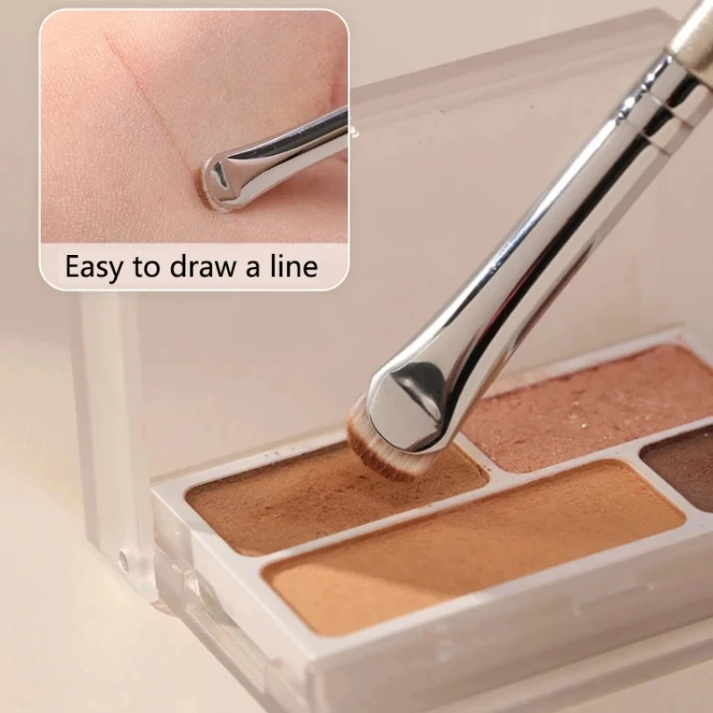 Pincel de Maquiagem para Delineador Curvo, Pincel de Precisão para Delineador, Ferramentas Cosméticas para Olhos, Presentes