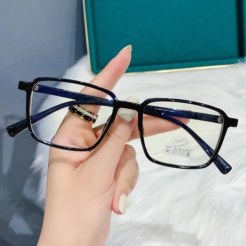 Square TR90 Frame Fashion Glasses Computer Anti-Radiation Eyewear for Men Women