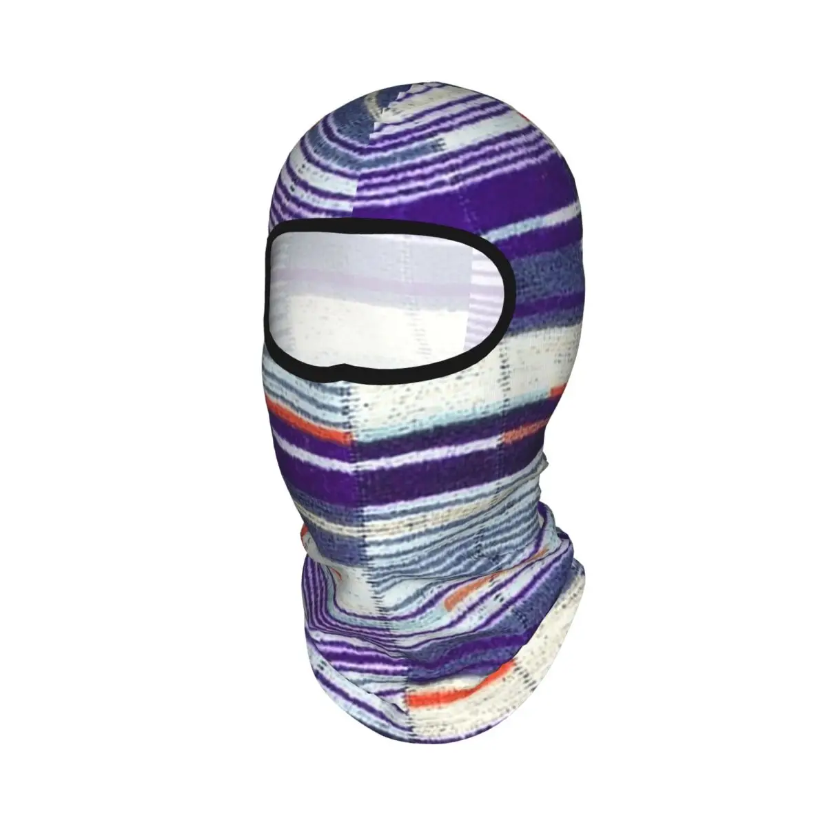 Elizabeth Line Underground Moquette Seat Cover Breathable Thin Balaclava Full Face Mask Sun Protection Neck Gaiter For Cycling