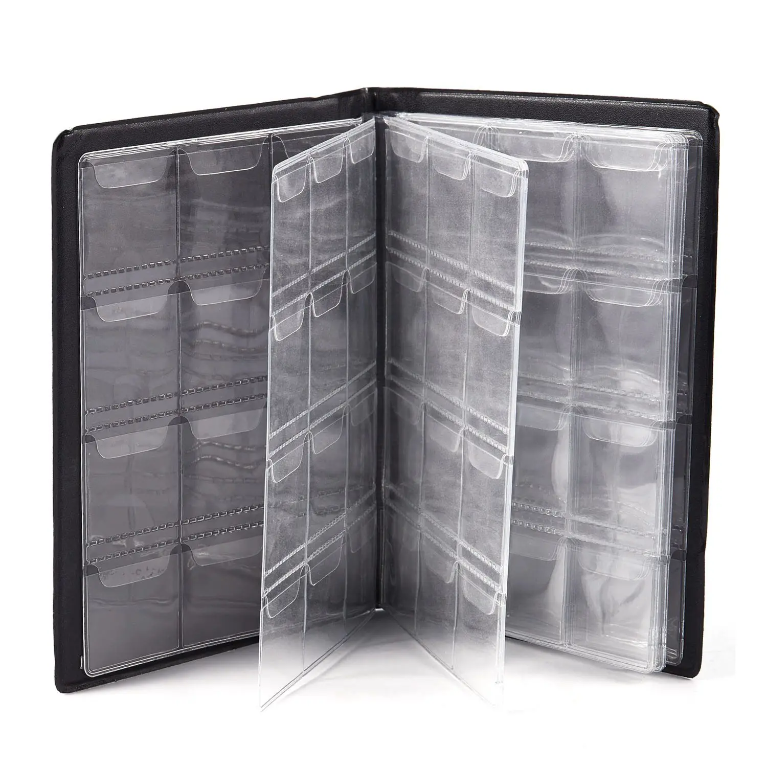 Durable Collection book for Coin Album of Pieces Portable Storage Pouch of Coins 120 pieces of Frame