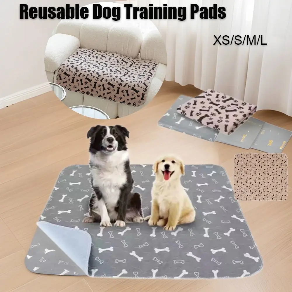 Tapis de lit super absorbant pour animaux de compagnie, réutilisable et lavable, avec phéromones, anti-fuite et antidérapant, pour l'apprentissage de la propreté des chiots